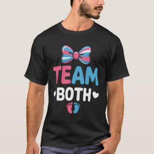 Team Both Funny Geschlechtsenthüllungs-Party-Trupp T-Shirt