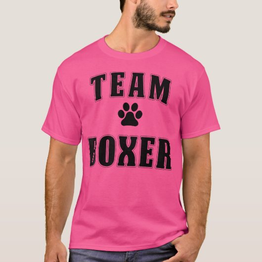 Team Boxer - Funny Boxer Shirt Geschenk für Boxer (Vorderseite)