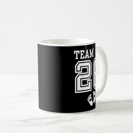 Team Boy 2026 Gender Reveal Baby Shower Matching F Kaffeetasse (VorderseiteRechts)