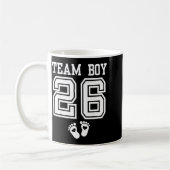 Team Boy 2026 Gender Reveal Baby Shower Matching F Kaffeetasse (Links)