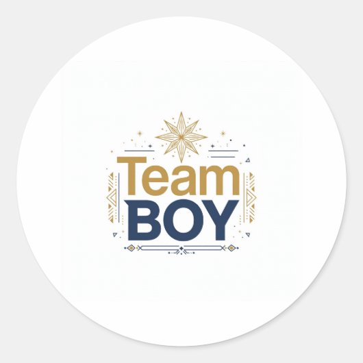 Team Boy Aufkleber (Vorderseite)