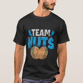 Team Boy Baby Shower Team Nuts Future Parters Gend T-Shirt