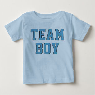 Team Boy Blue Baby Geschlecht Enthüllungsfeier T-shirt