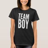 Team Boy Blue Boy Baby Shower Adoption Gender Reve T-Shirt (Vorderseite)