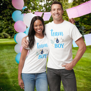 Team Boy Blue Geschlechterenthüllungsfeier Unisex T-Shirt
