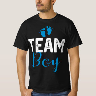 Team Boy Gender Reveal Baby Shower T-Shirt