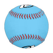 Team Boy Gender Reveal Baseball (Rückseite)
