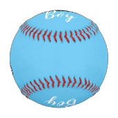 Team Boy Gender Reveal Baseball (Vorderseite)