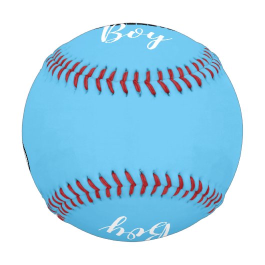 Team Boy Gender Reveal Baseball (Vorderseite)