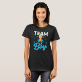 Team Boy Gender Reveal Party Gender Reveal Baby S T-Shirt (Vorne ganz)