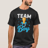 Team Boy Gender Reveal Party Gender Reveal Baby S T-Shirt (Vorderseite)