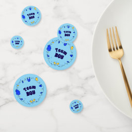 Team Boy Gender Reveal Table Confetti Konfetti