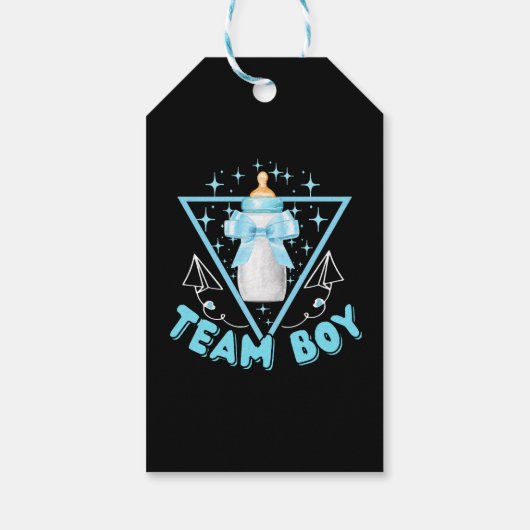 Team Boy Geschenkanhänger (Rückseite)