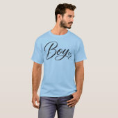Team Boy Geschlecht Enthüllung Männer T-Shirt  (Vorne ganz)
