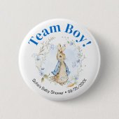 Team Boy Peter Rabbit Button (Vorderseite)