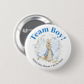 Team Boy Peter Rabbit Button (Vorne & Hinten)