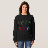 Team Boy Quote Baby Cool Team Boy Sweatshirt (Vorne ganz)