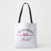Team Braut Accessoire · Individuelles Geschenk Bra Tasche (Vorderseite)