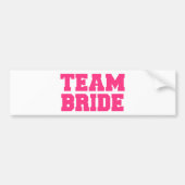 Team-Braut Autoaufkleber (Vorne)