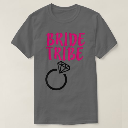 Team Braut Braut T-Shirt Hochzeitsfeier (Design vorne)