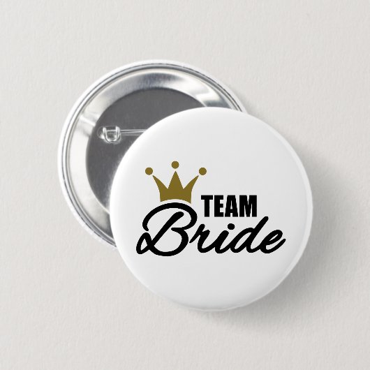 Team-Braut Button (Vorne & Hinten)