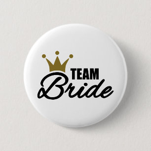 Team-Braut Button