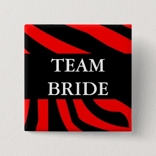 Team-Braut Button (Vorderseite)