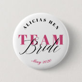 TEAM-BRAUT BUTTON (Vorderseite)