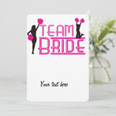 Team Braut - Cheerleader (Stehend Vorderseite)