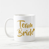 Team-Braut-Goldherz Kaffeetasse