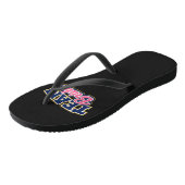 Team Braut Hochzeitsgesellschaft Badesandalen (Schrägansicht)