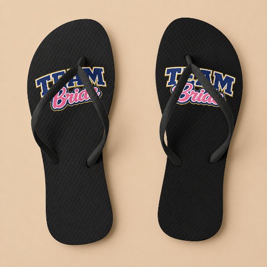 Team Braut Hochzeitsgesellschaft Badesandalen