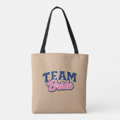 Team Braut Hochzeitsgesellschaft Tasche (Rückseite)