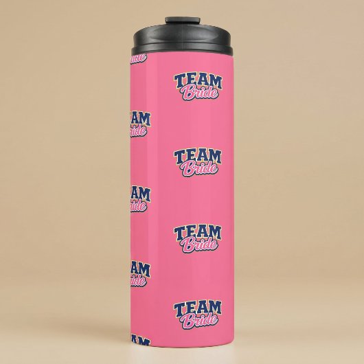 Team Braut Hochzeitsgesellschaft Thermosbecher