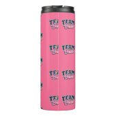 Team Braut Hochzeitsgesellschaft Thermosbecher (Rückseite)