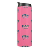 Team Braut Hochzeitsgesellschaft Thermosbecher (Nach rechts gedreht)
