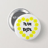 Team-Braut im Gelb Button (Vorne & Hinten)