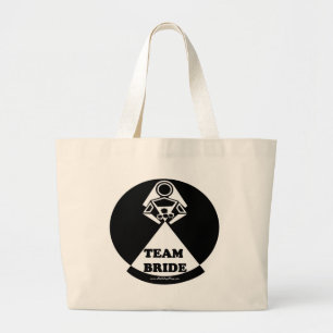 Team-Braut Jumbo Stoffbeutel