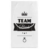 Team Braut Kleine Geschenktüte (Rückseite)