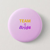 Team Braut Knopf Button (Vorderseite)