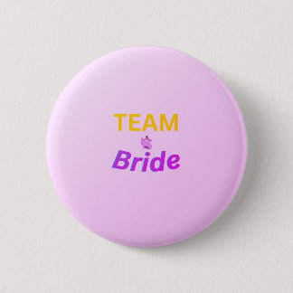 Team Braut Knopf Button