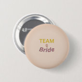 Team Braut Knopf Button (Vorne & Hinten)