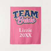 Team Braut Kühne Hochzeitsfeier Wandteppich (Vorderseite)