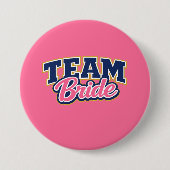 Team Braut Kühne Hochzeitsgesellschaft Button (Vorderseite)