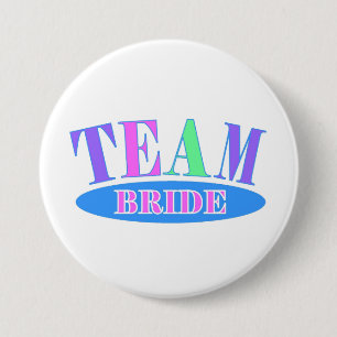 Team-Braut - Party-Button Button