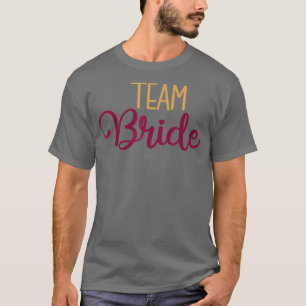 Team Braut passende Hochzeit und Junggesellinnenab T-Shirt