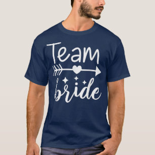 Team Braut Pfeil Herz Hochzeitsfeier Und Junggesel T-Shirt