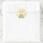 Team Braut Runder Aufkleber (Tasche)