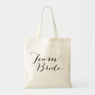 Team Braut Script Brautparty Hochzeitstasche Tragetasche