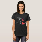 Team Braut T-Shirt (Vorne ganz)